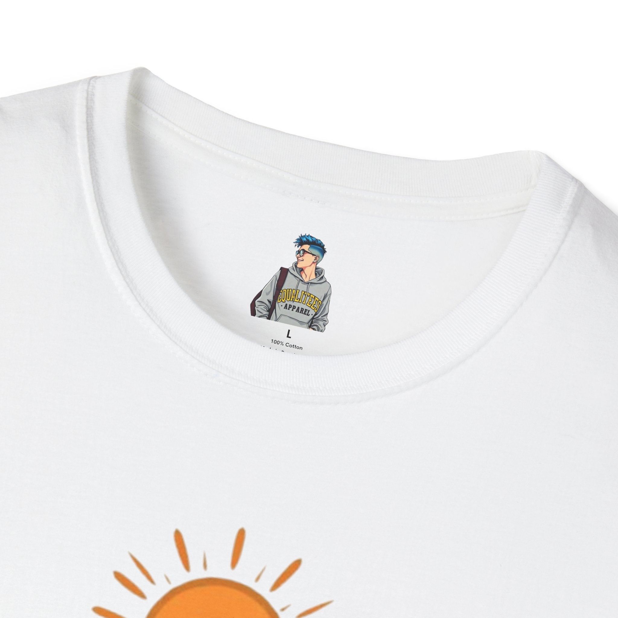 Mountain Scene Unisex Softstyle T-shirt - EqualiTees.Me