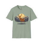 Mountain Sunset Deer Unisex Softstyle T-Shirt - EqualiTees.Me
