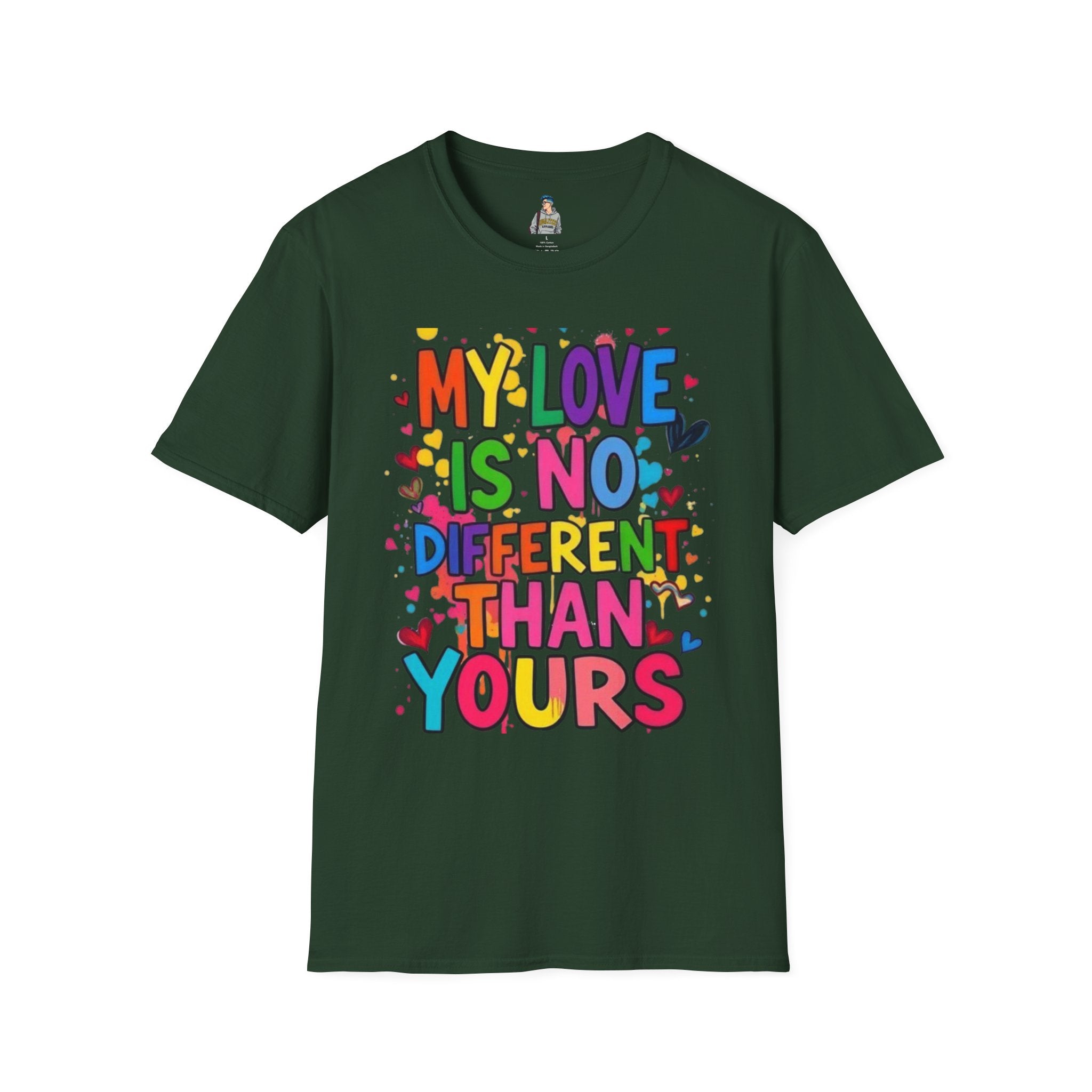 My Love is No Different Than Yours Pride Unisex T-Shirt - EqualiTees.Me