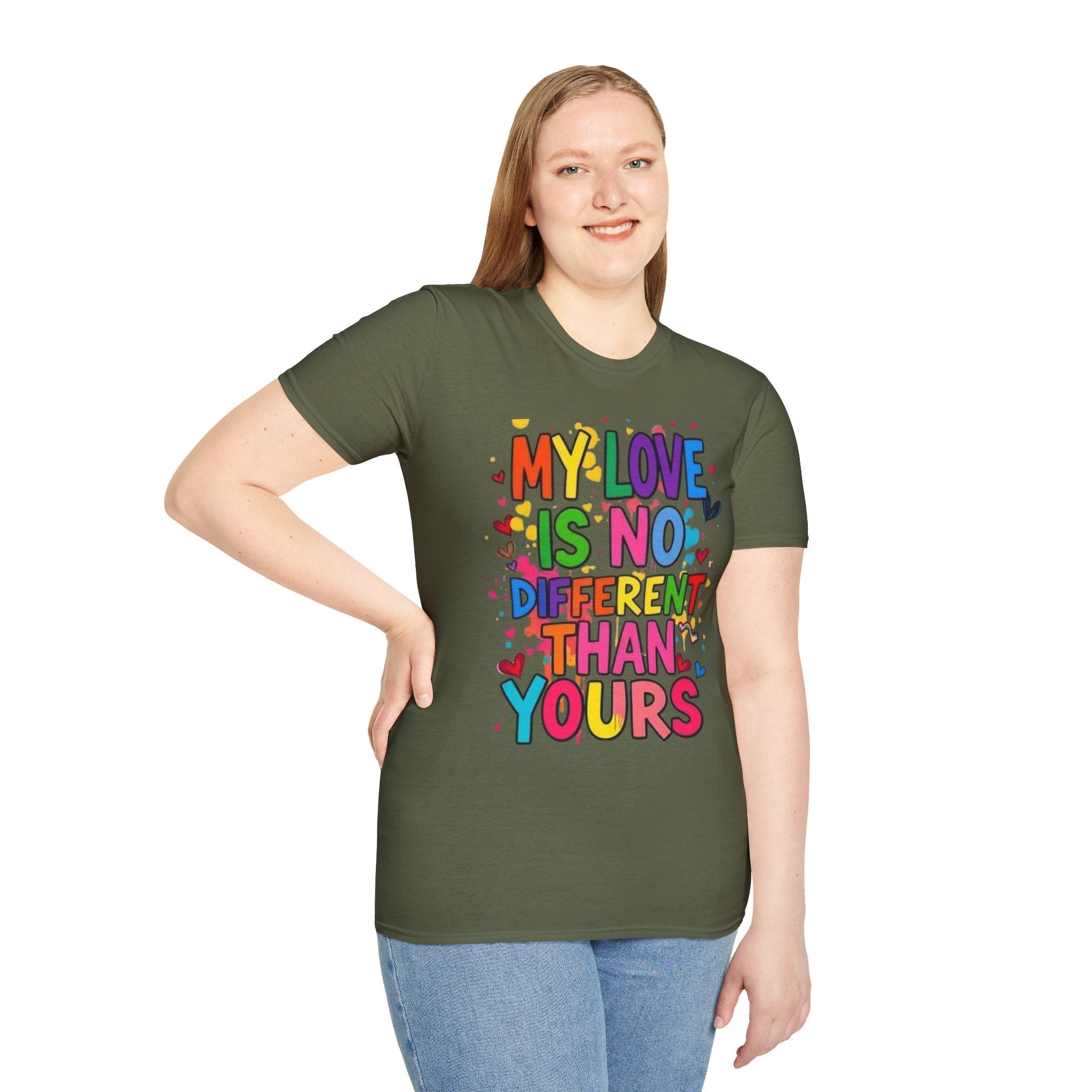 My Love is No Different Than Yours Pride Unisex T-Shirt - EqualiTees.Me