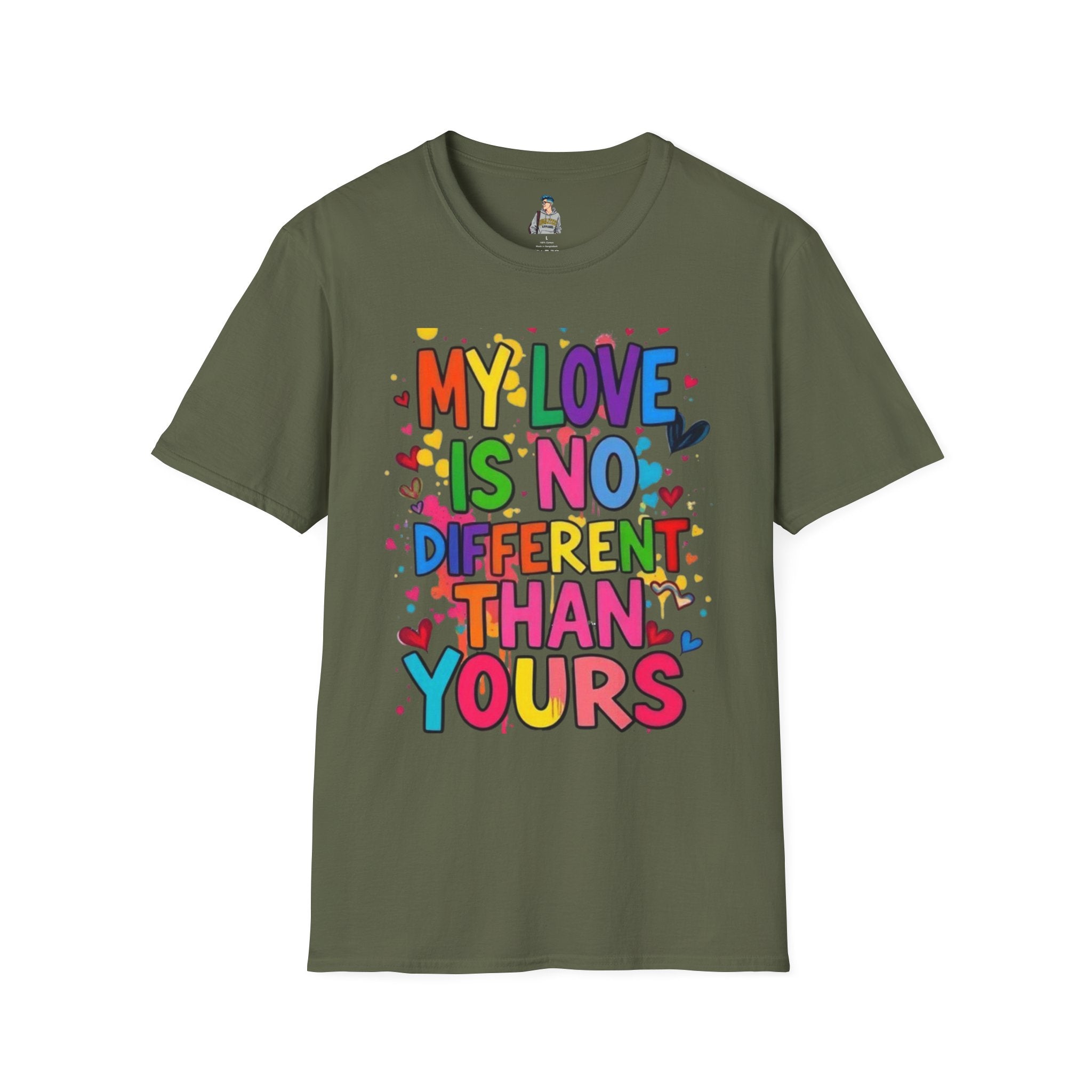 My Love is No Different Than Yours Pride Unisex T-Shirt - EqualiTees.Me