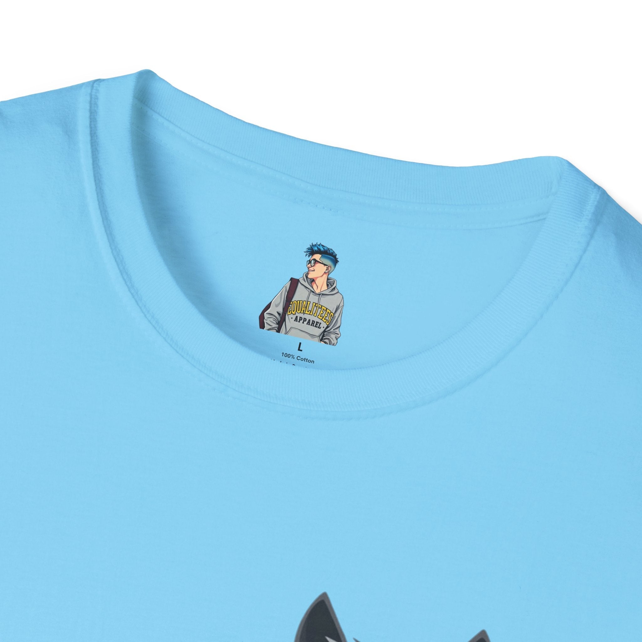 Mystical Wolf Design Unisex Softstyle T-shirt - EqualiTees.Me