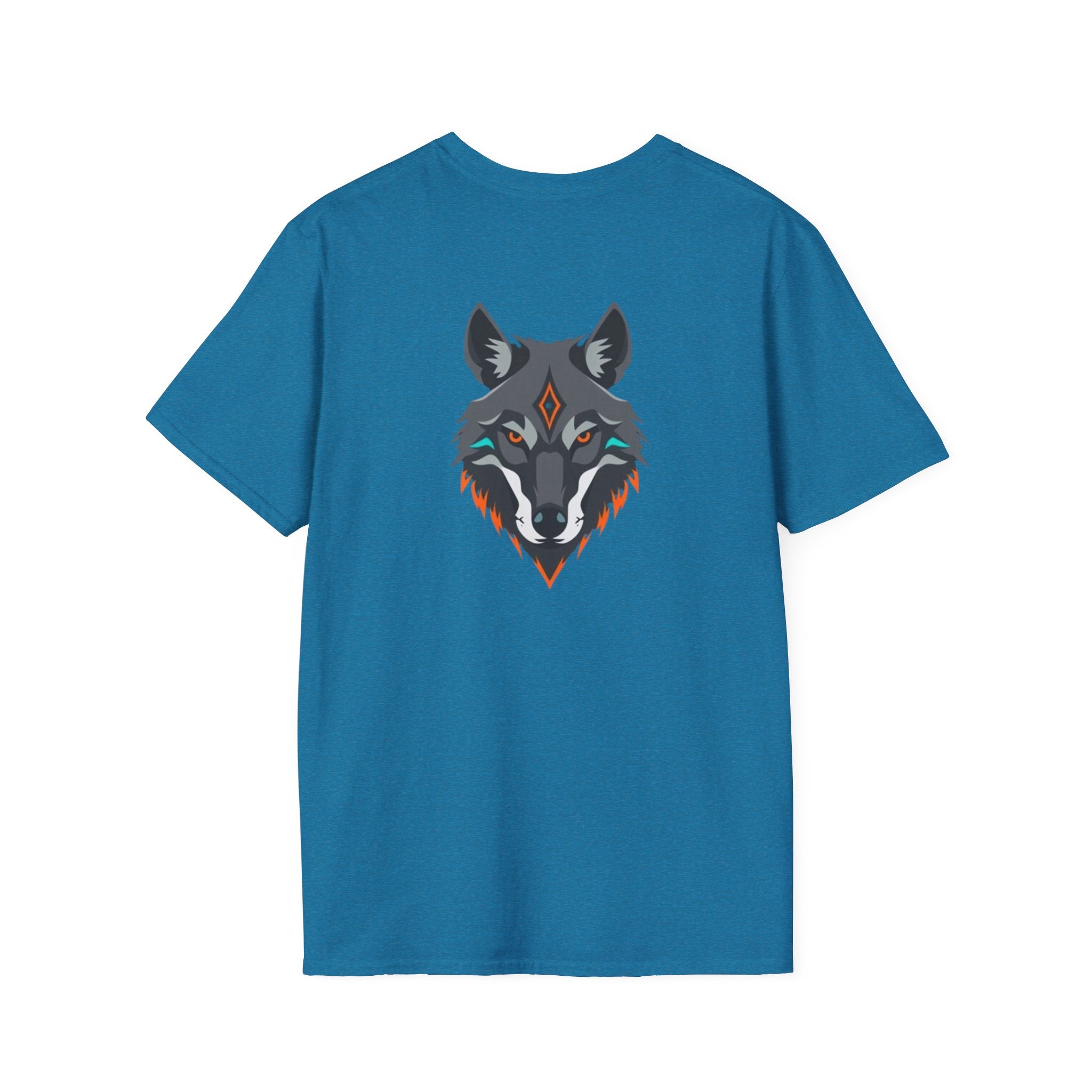 Mystical Wolf Design Unisex Softstyle T-shirt - EqualiTees.Me