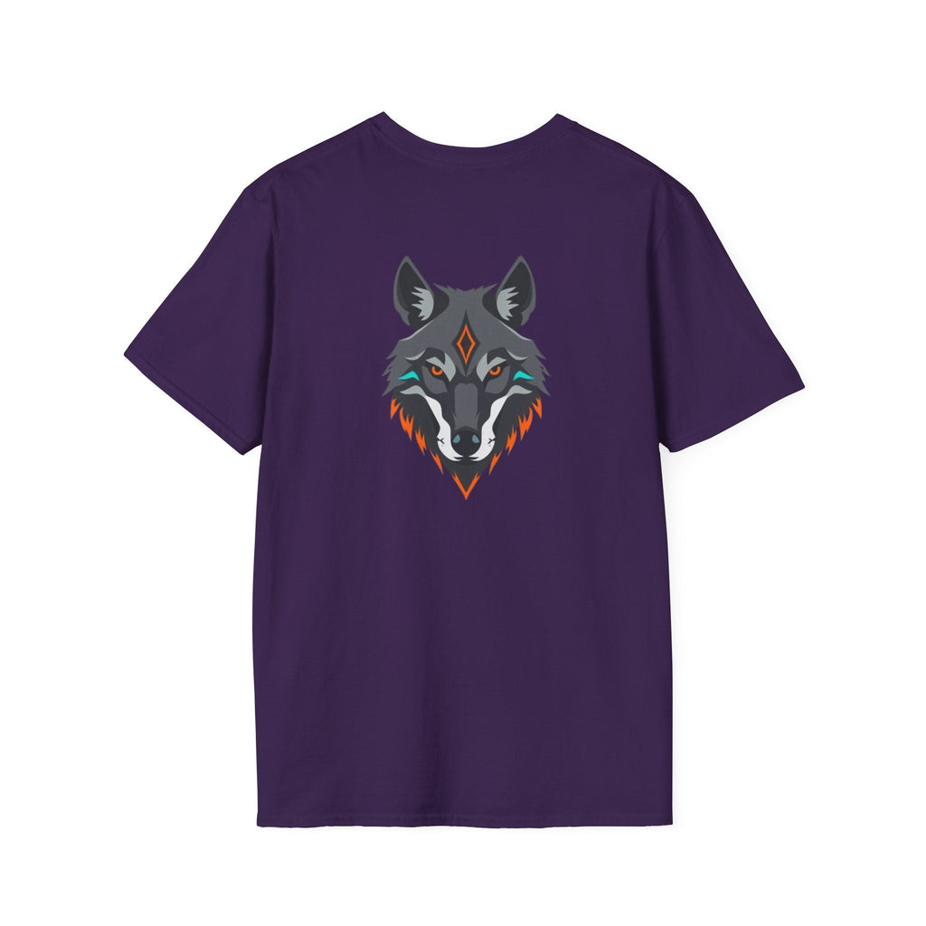 Mystical Wolf Design Unisex Softstyle T-shirt - EqualiTees.Me