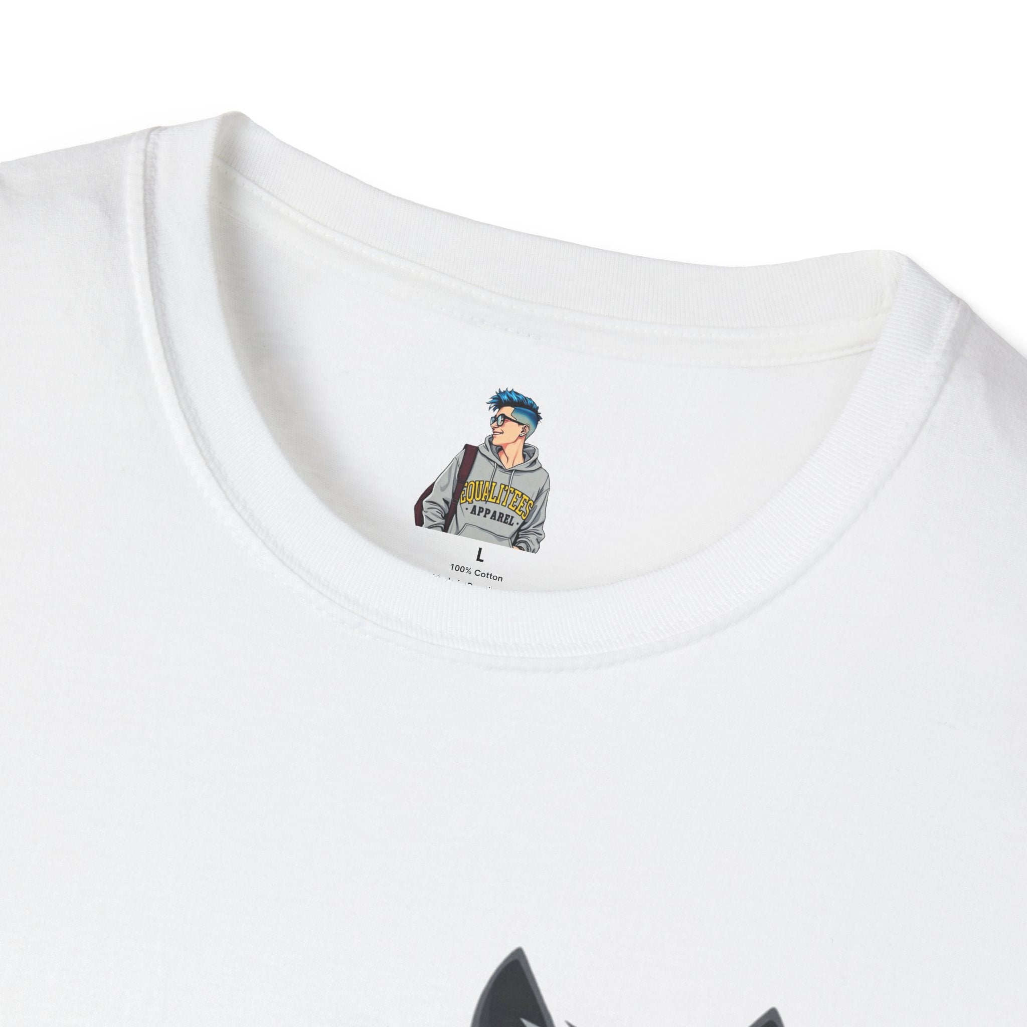 Mystical Wolf Design Unisex Softstyle T-shirt - EqualiTees.Me