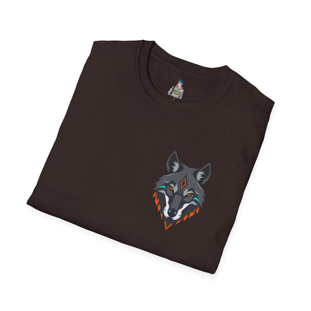 Mystical Wolf Design Unisex Softstyle T-shirt - EqualiTees.Me