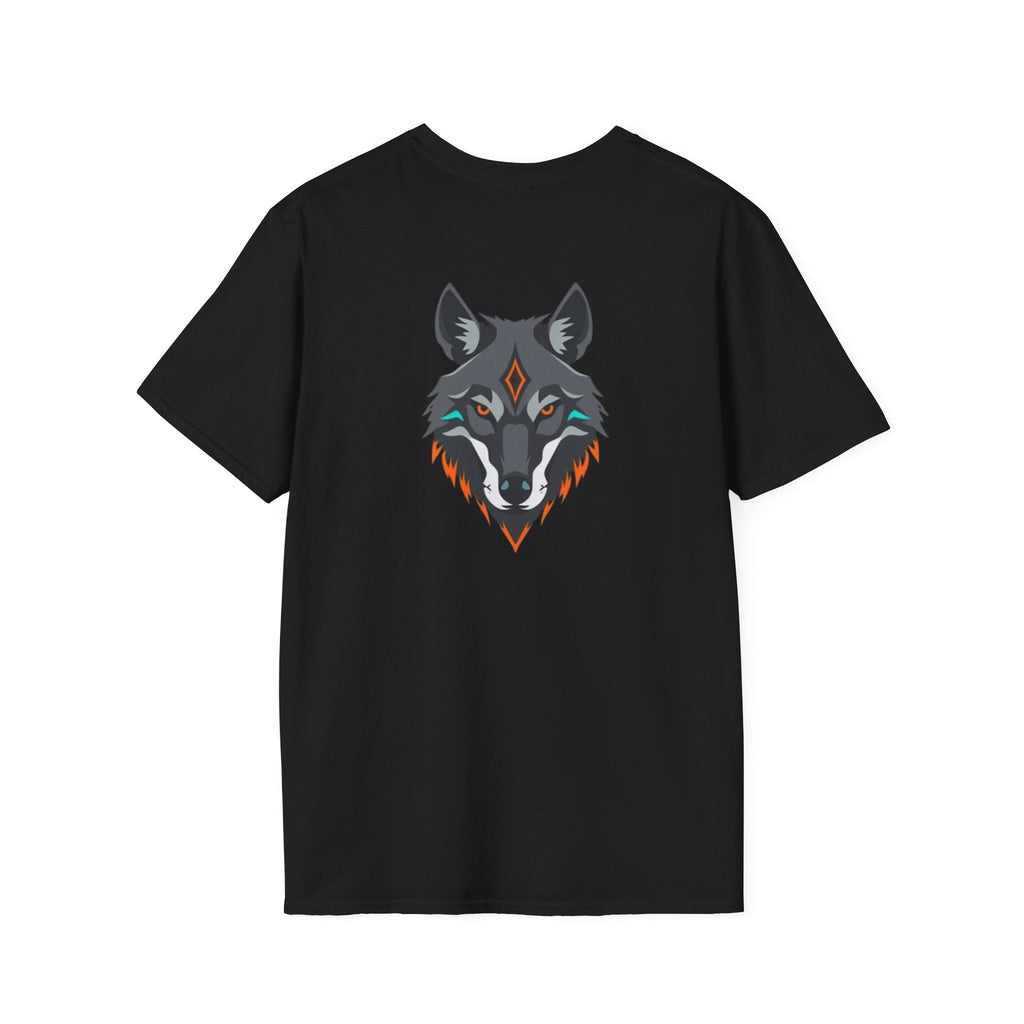 Mystical Wolf Design Unisex Softstyle T-shirt - EqualiTees.Me