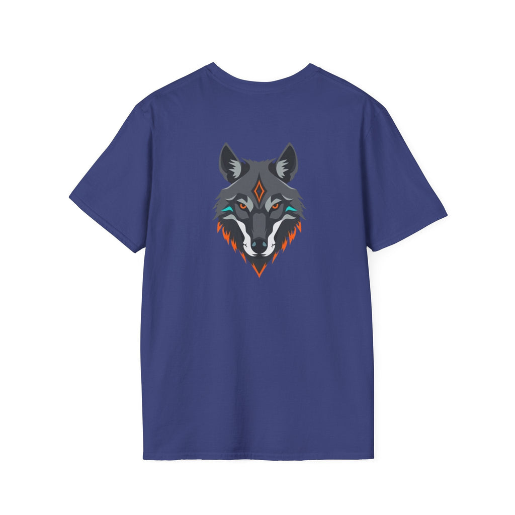 Mystical Wolf Design Unisex Softstyle T-shirt - EqualiTees.Me