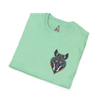 Mystical Wolf Design Unisex Softstyle T-shirt - EqualiTees.Me