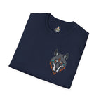 Mystical Wolf Design Unisex Softstyle T-shirt - EqualiTees.Me