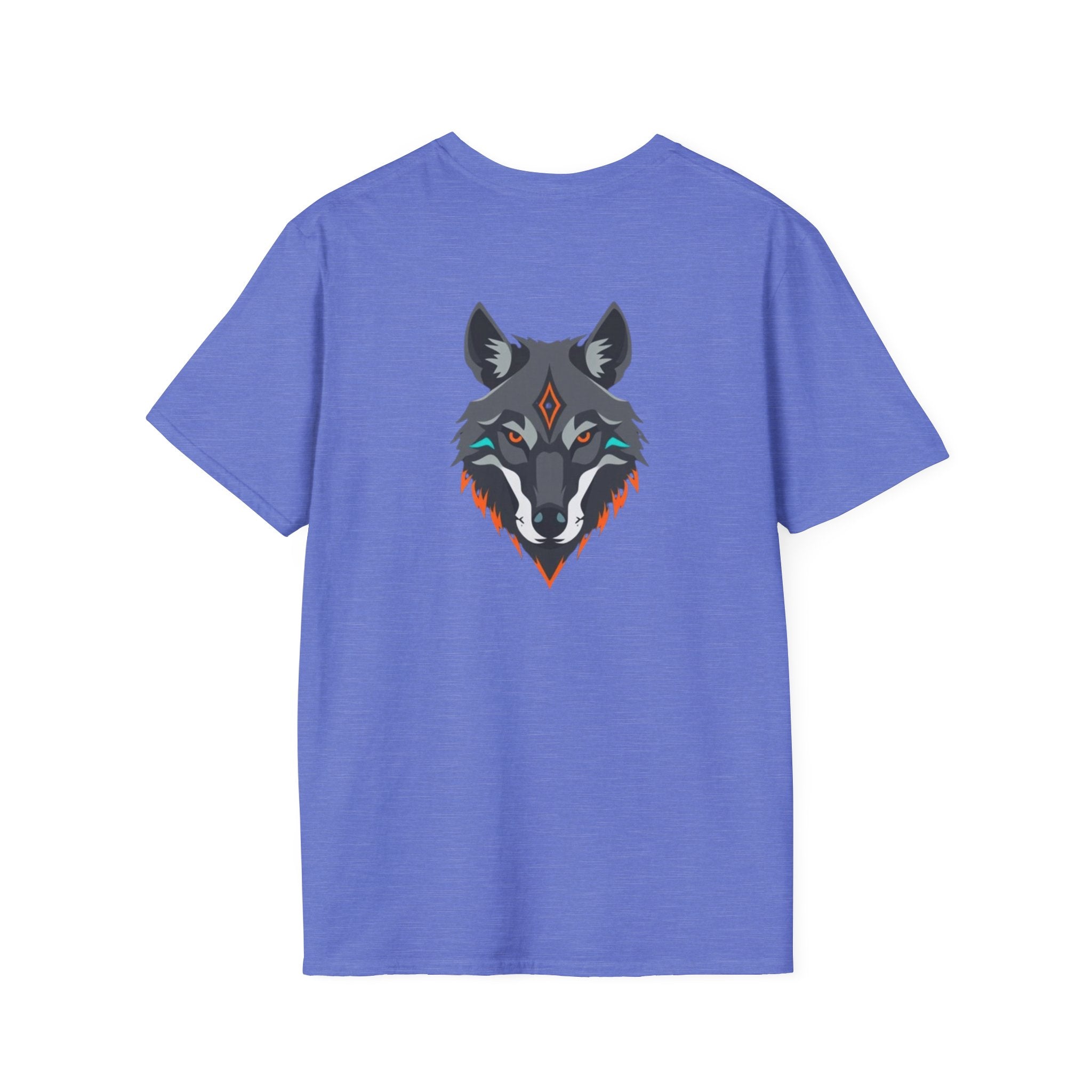 Mystical Wolf Design Unisex Softstyle T-shirt - EqualiTees.Me