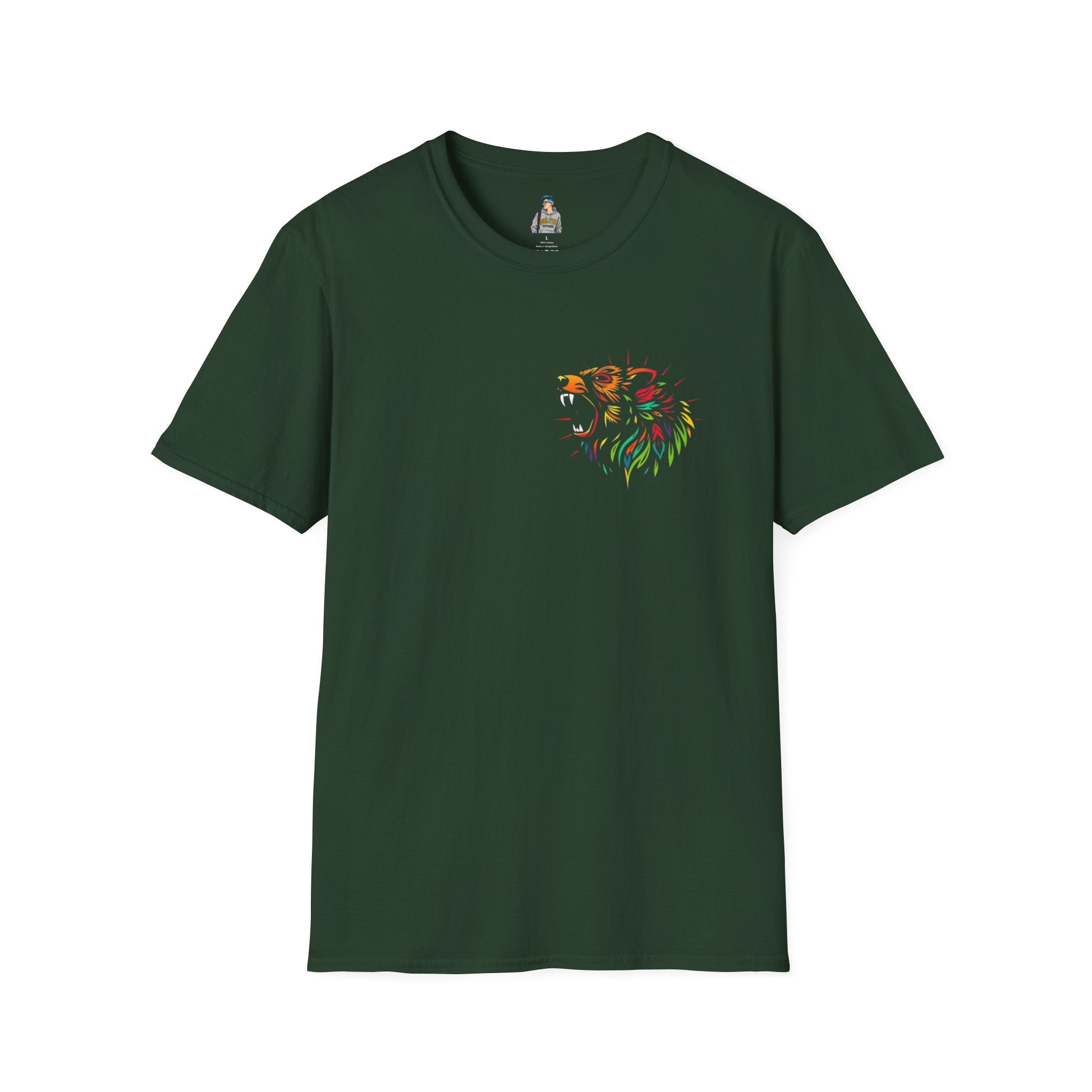 Native Bear Pride Unisex Softstyle T-shirt - EqualiTees.Me