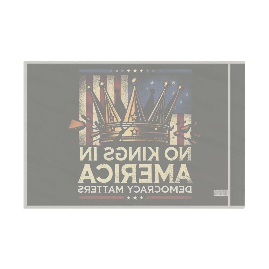 No Kings in America - Protest Flag - EqualiTees.Me