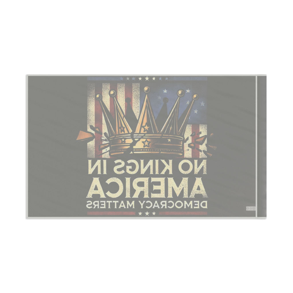 No Kings in America - Protest Flag - EqualiTees.Me