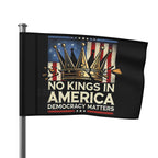 No Kings in America - Protest Flag - EqualiTees.Me
