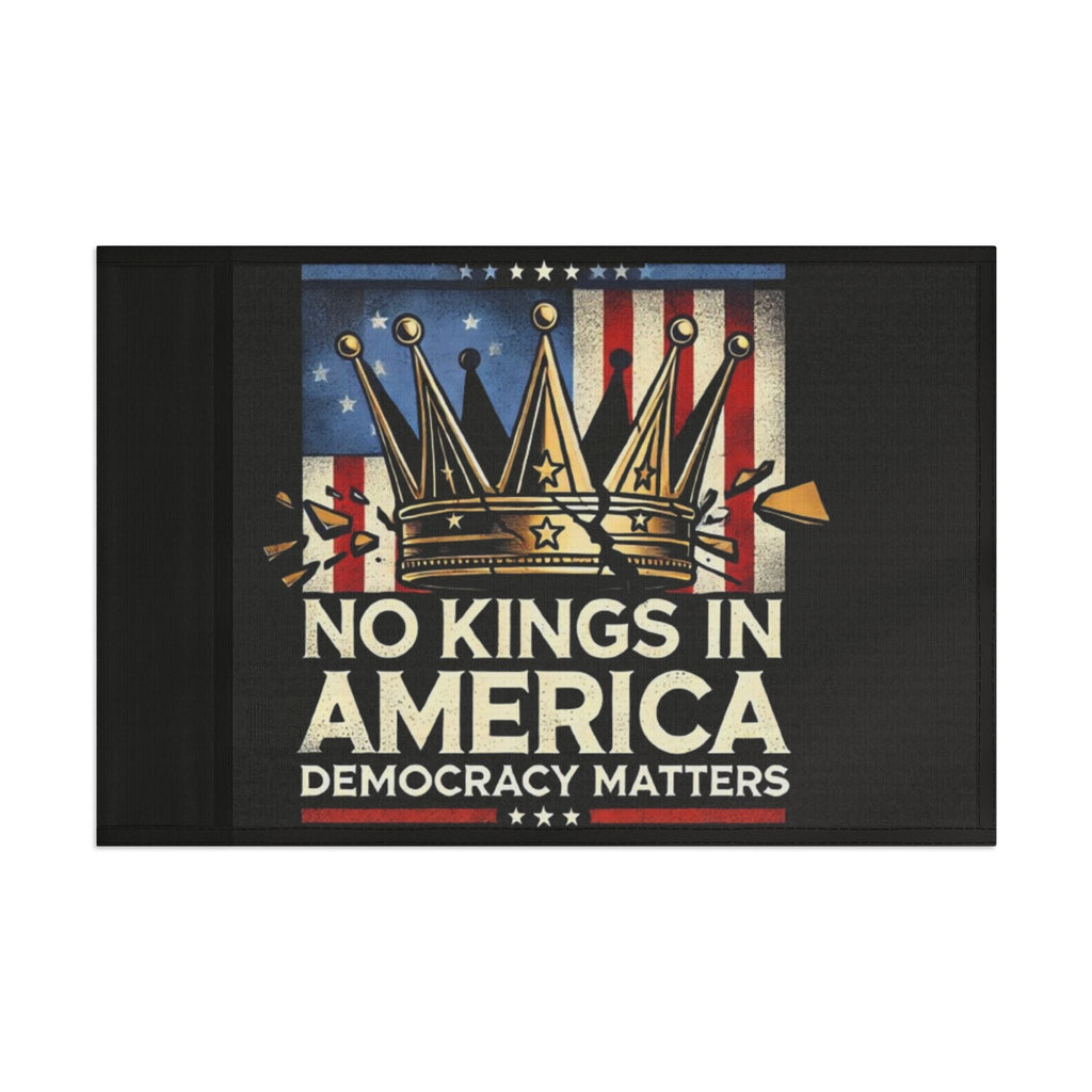 No Kings in America - Protest Flag - EqualiTees.Me