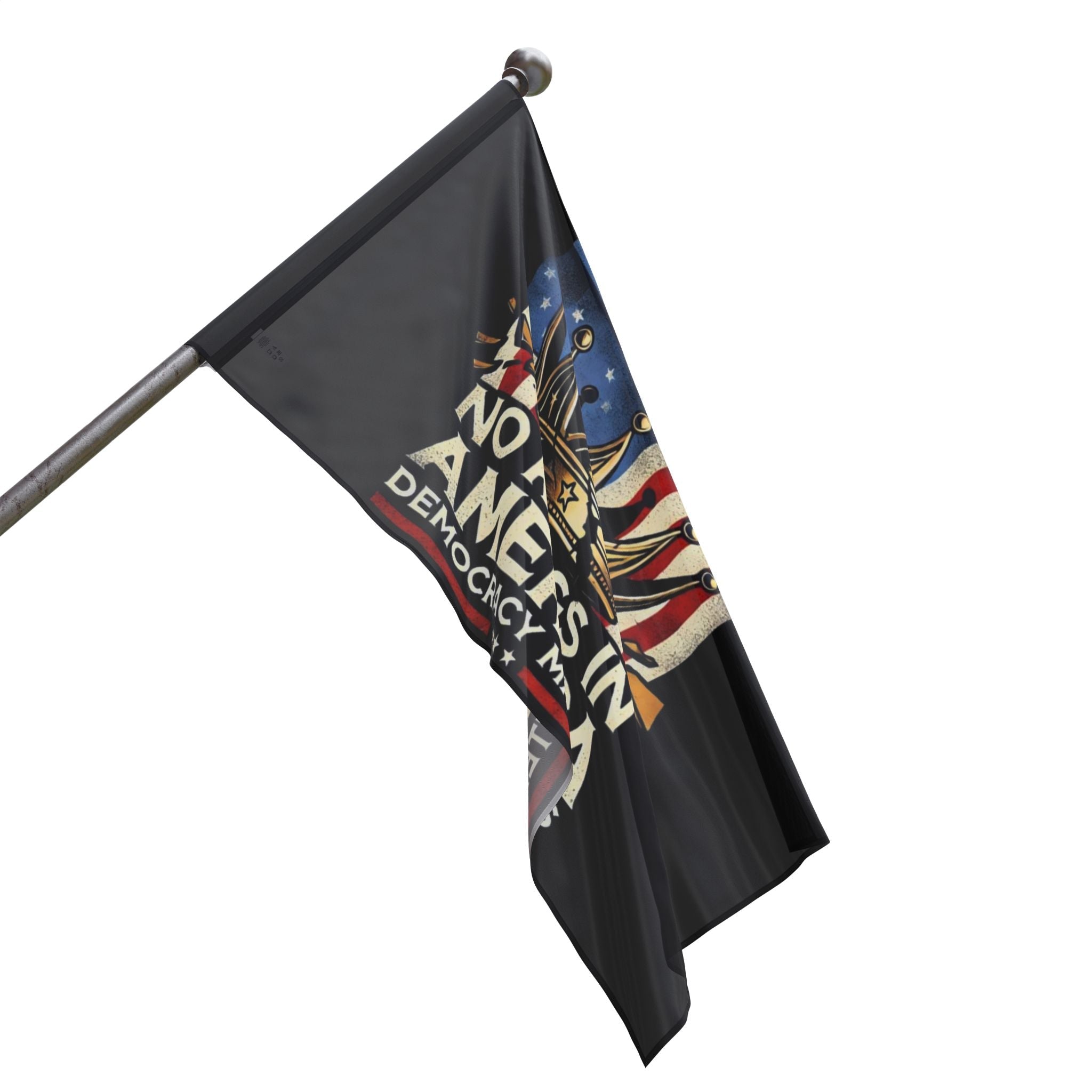 No Kings in America - Protest Flag - EqualiTees.Me