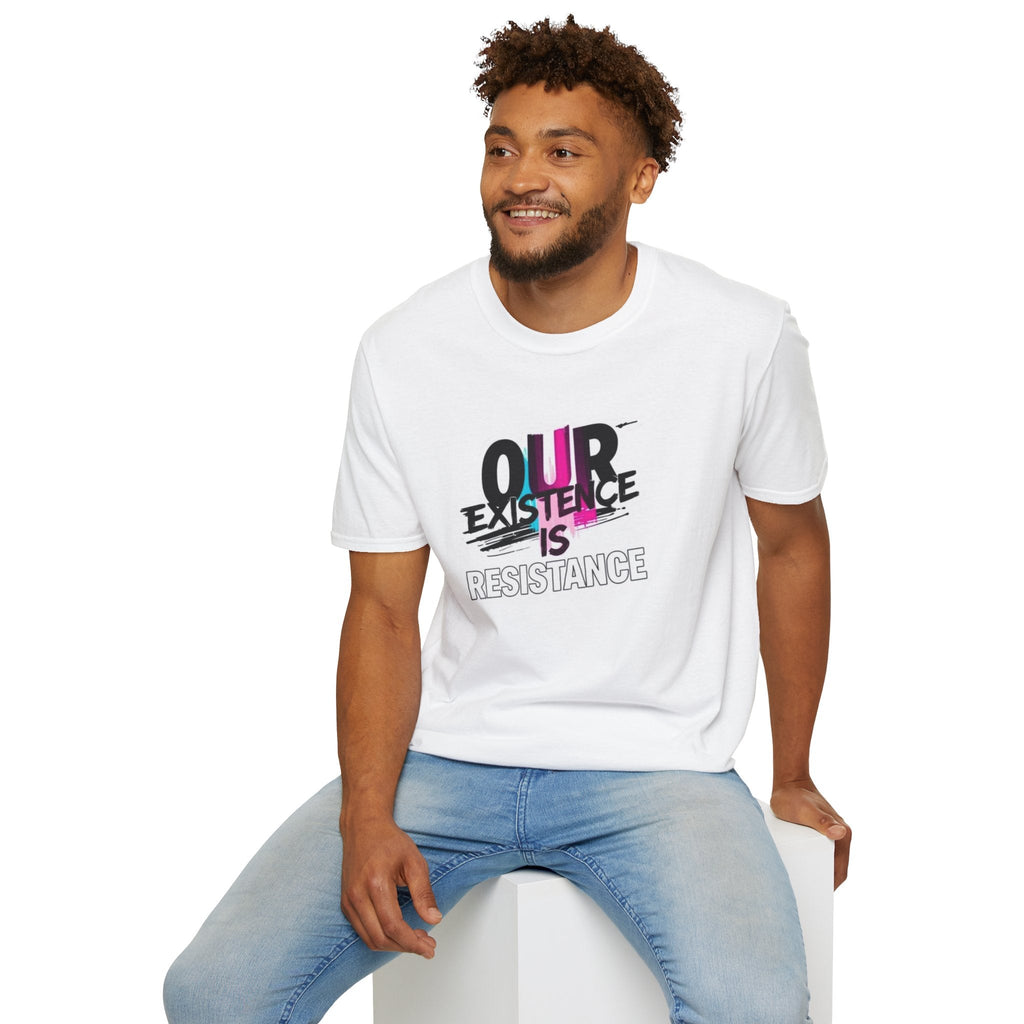 Our Existence is Resistance Trans Pride Tee - EqualiTees.Me