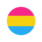 Pansexual Pride Cork Back Coaster | Fun Drinkware Accessory - EqualiTees.Me