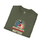 Patriotic Activism T-Shirt - Our Resistance Matters & Save Democracy Designs - EqualiTees.Me