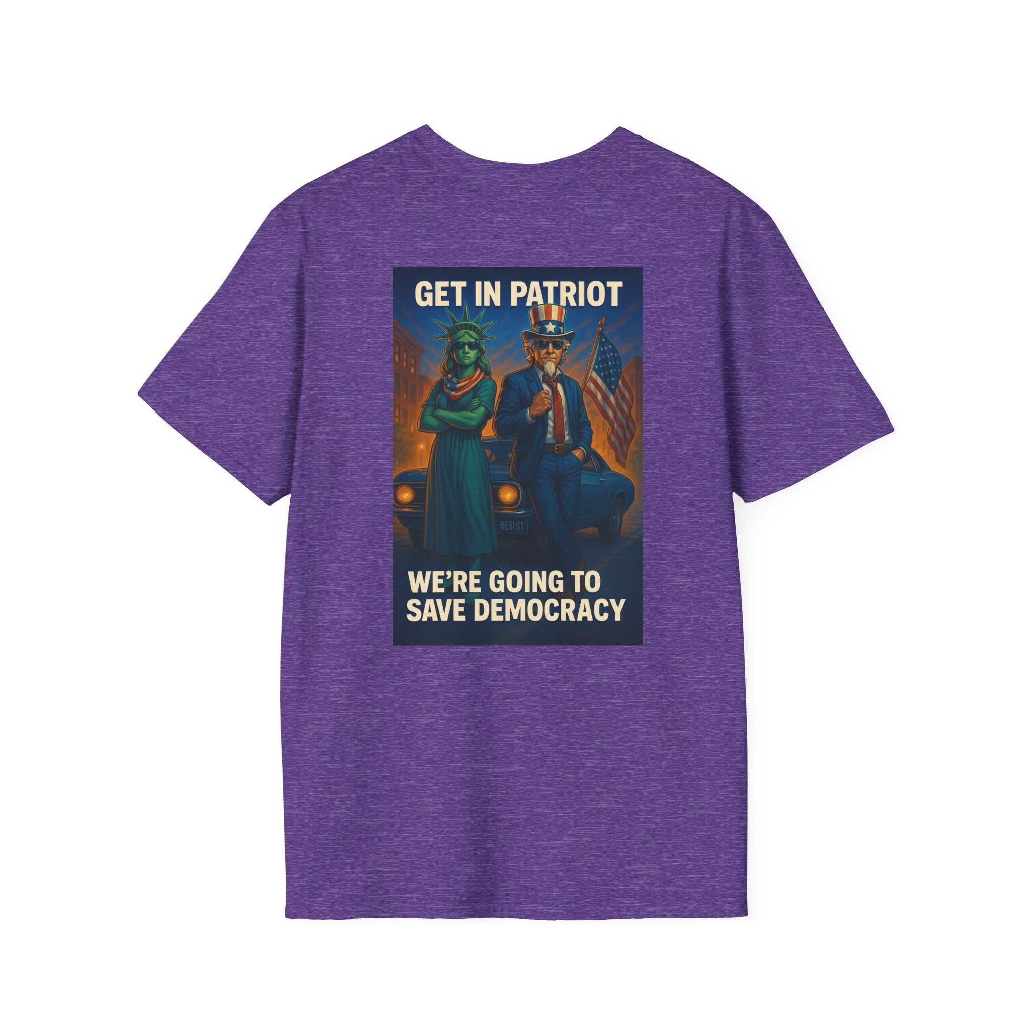 Patriotic Activism T-Shirt - Our Resistance Matters & Save Democracy Designs - EqualiTees.Me