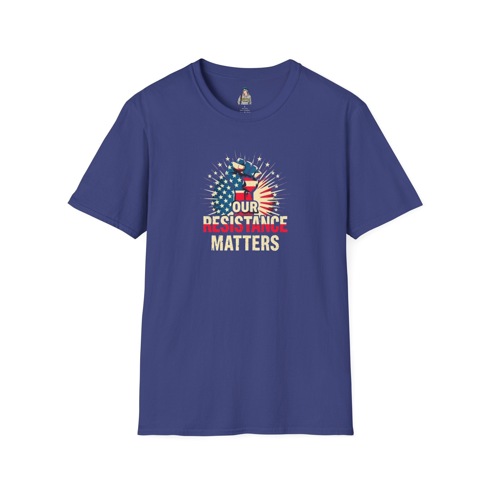 Patriotic Activism T-Shirt - Our Resistance Matters & Save Democracy Designs - EqualiTees.Me
