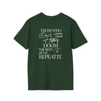 Patriotic Unisex Softstyle T-Shirt - "USA" & History Quote Design - EqualiTees.Me