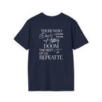 Patriotic Unisex Softstyle T-Shirt - "USA" & History Quote Design - EqualiTees.Me