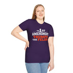 Political T-Shirt - 1st Amendment Trumps the Felon - EqualiTees.Me
