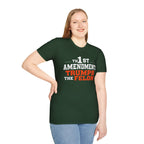 Political T-Shirt - 1st Amendment Trumps the Felon - EqualiTees.Me