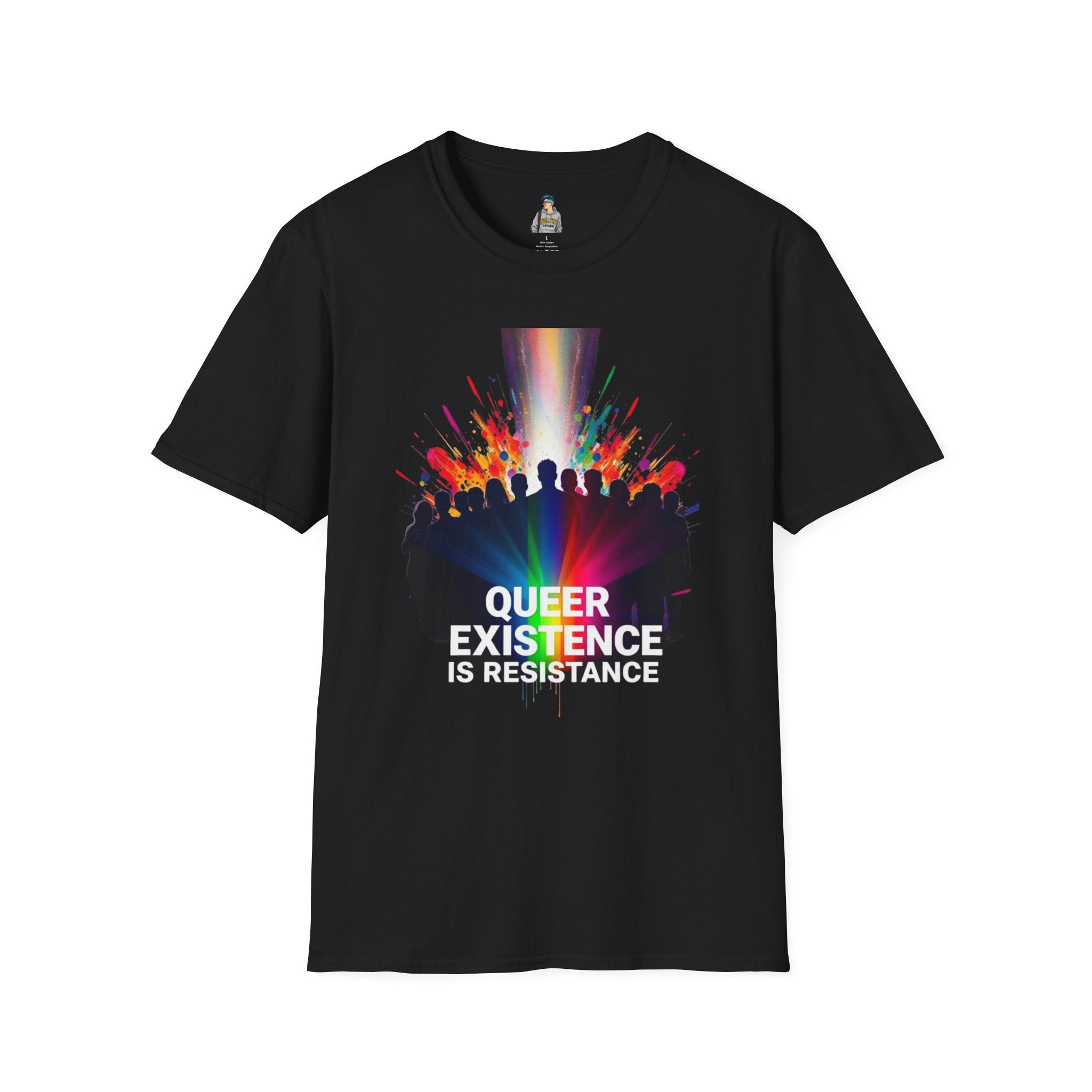 Pride Graphic T-Shirt - "Queer Existence is Resistance" - EqualiTees.Me