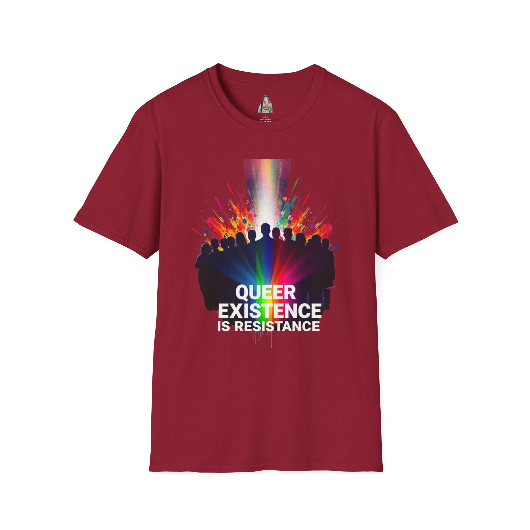 Pride Graphic T-Shirt - "Queer Existence is Resistance" - EqualiTees.Me