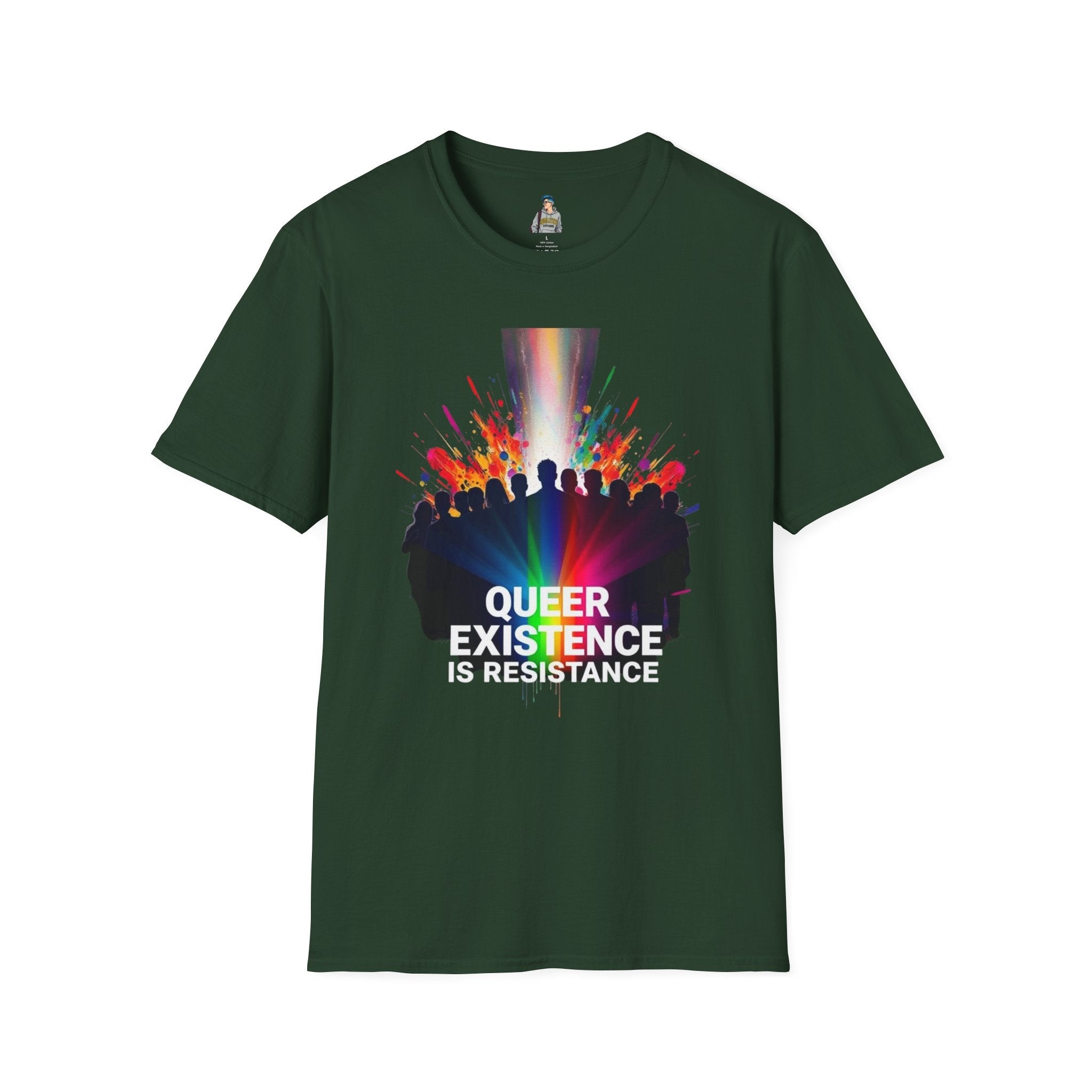 Pride Graphic T-Shirt - "Queer Existence is Resistance" - EqualiTees.Me