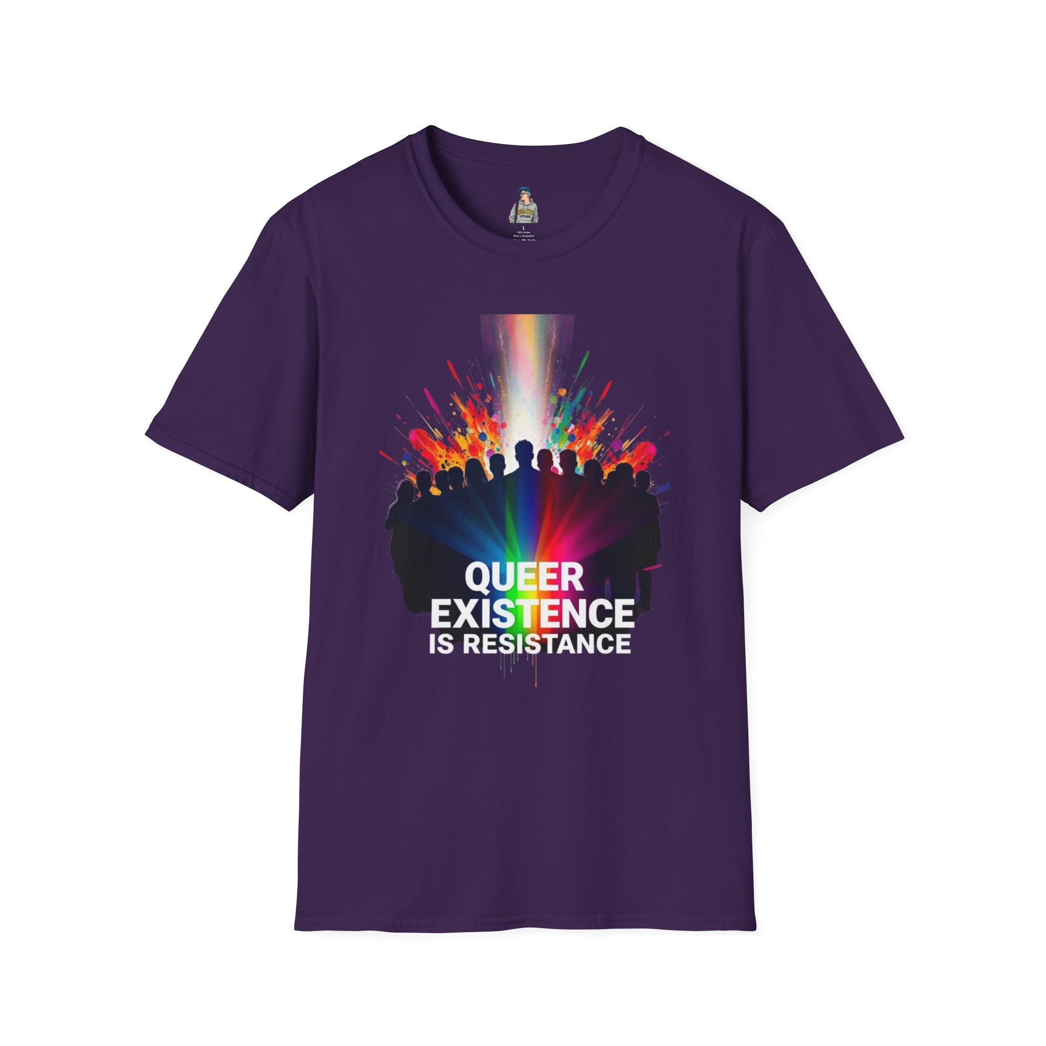 Pride Graphic T-Shirt - "Queer Existence is Resistance" - EqualiTees.Me