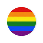 Pride Rainbow Cork Back Coaster – Celebrate Love & Equality - EqualiTees.Me