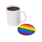 Pride Rainbow Cork Back Coaster – Celebrate Love & Equality - EqualiTees.Me