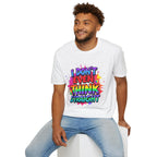 Pride T-Shirt, Unisex Graphic Tee, "I don't even think straight" - EqualiTees.Me