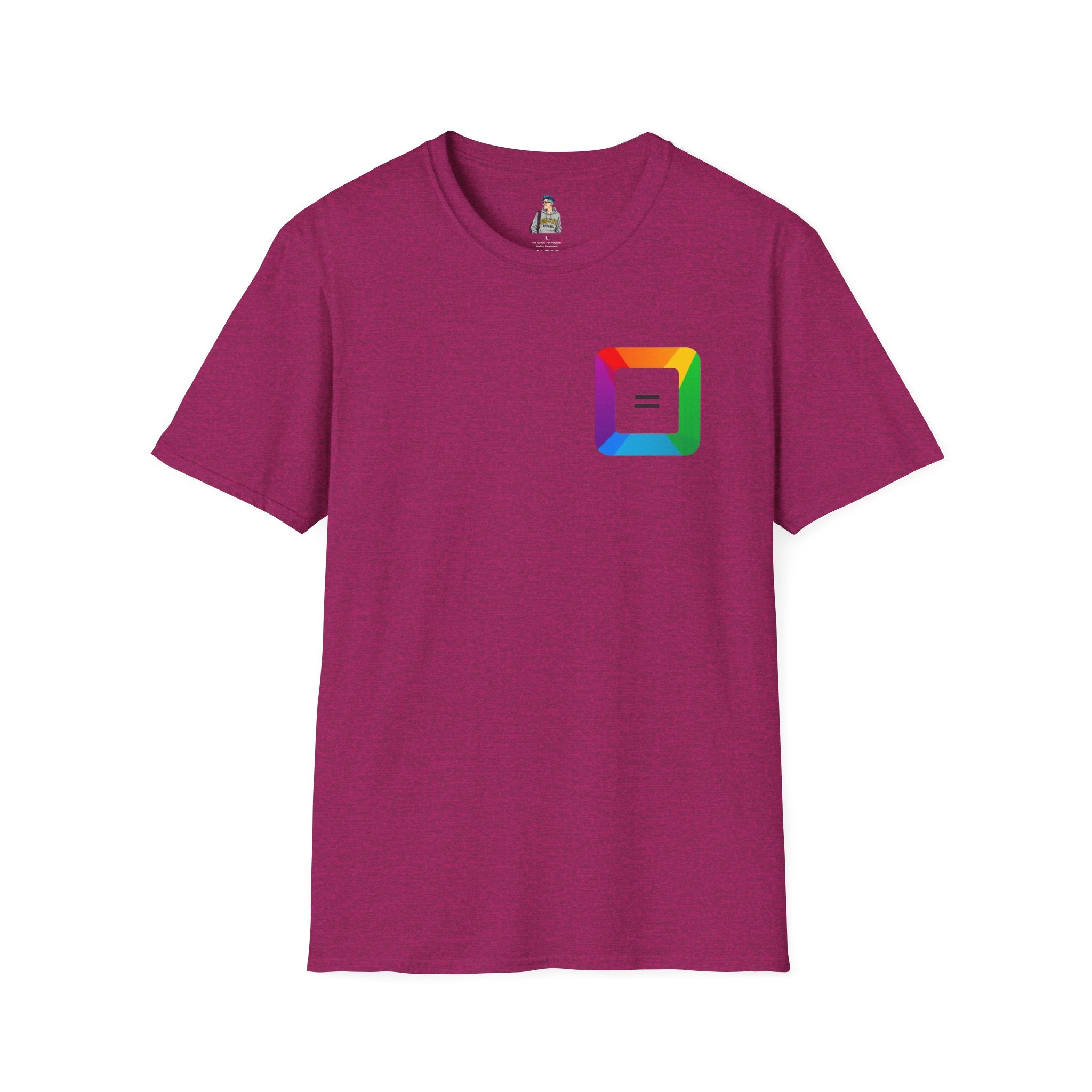 Pride - Theme Unisex Softstyle T-Shirt - "True freedom is Equality for ALL" - EqualiTees.Me