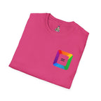 Pride - Theme Unisex Softstyle T-Shirt - "True freedom is Equality for ALL" - EqualiTees.Me