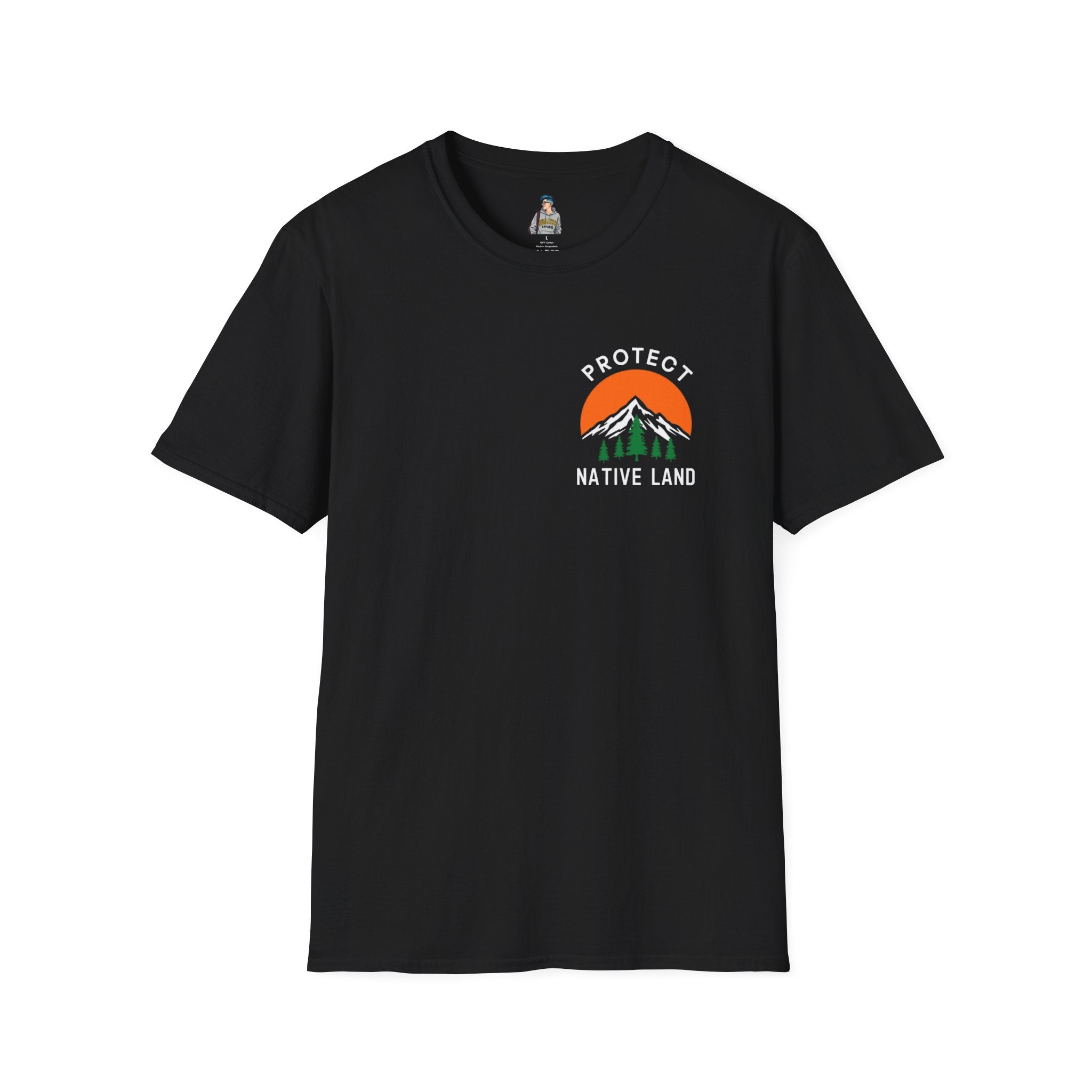 Protect Native Land Softstyle Unisex T-shirt - EqualiTees.Me