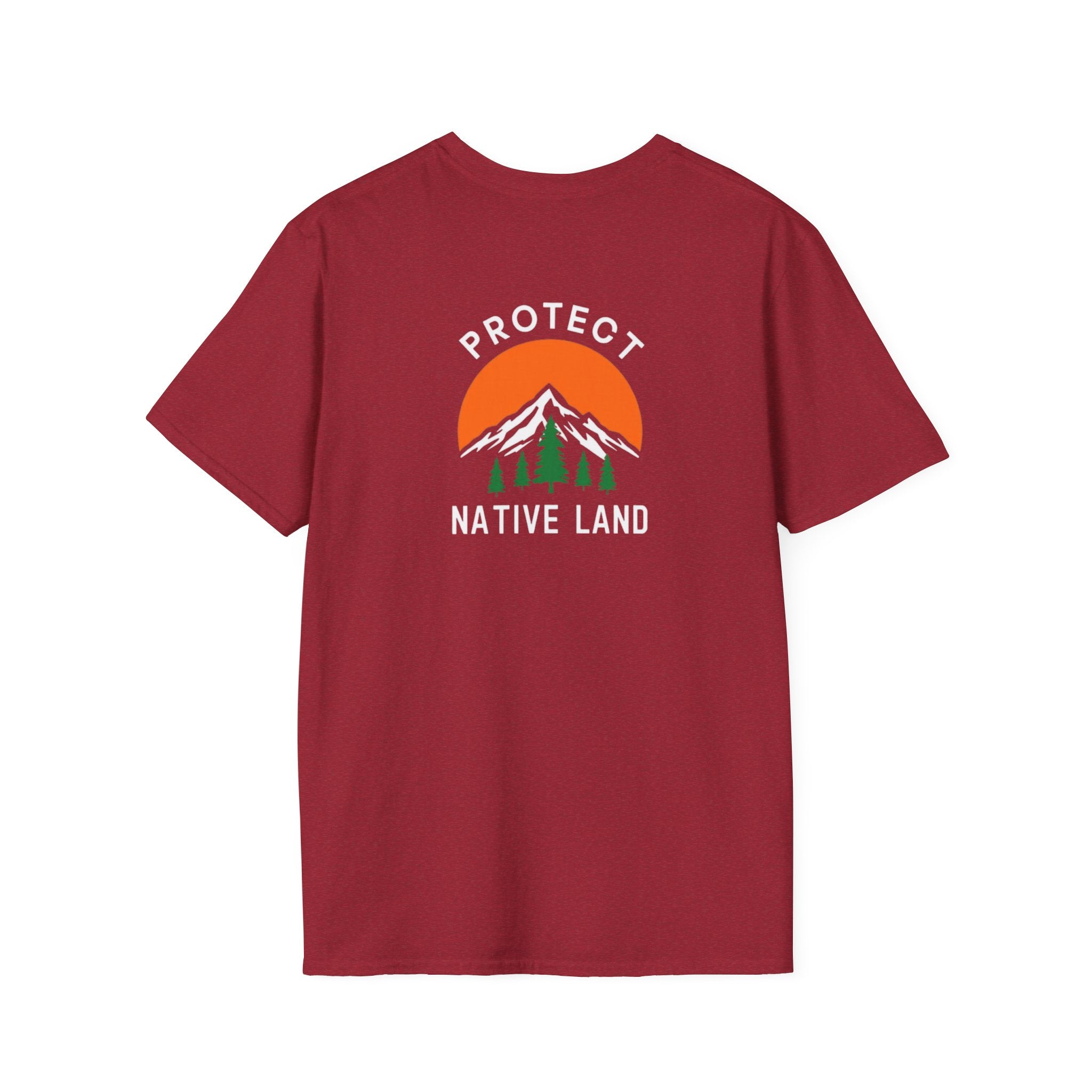 Protect Native Land Softstyle Unisex T-shirt - EqualiTees.Me