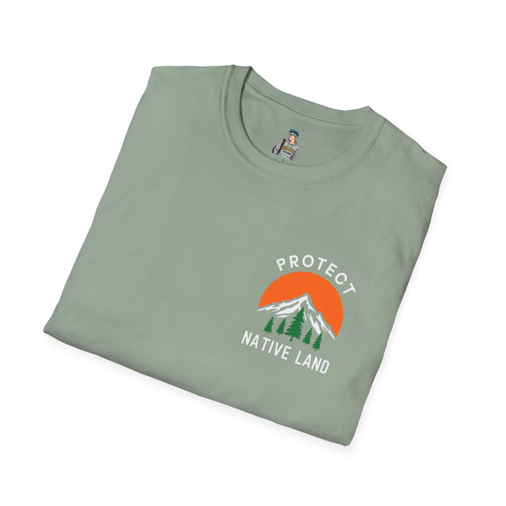 Protect Native Land Softstyle Unisex T-shirt - EqualiTees.Me