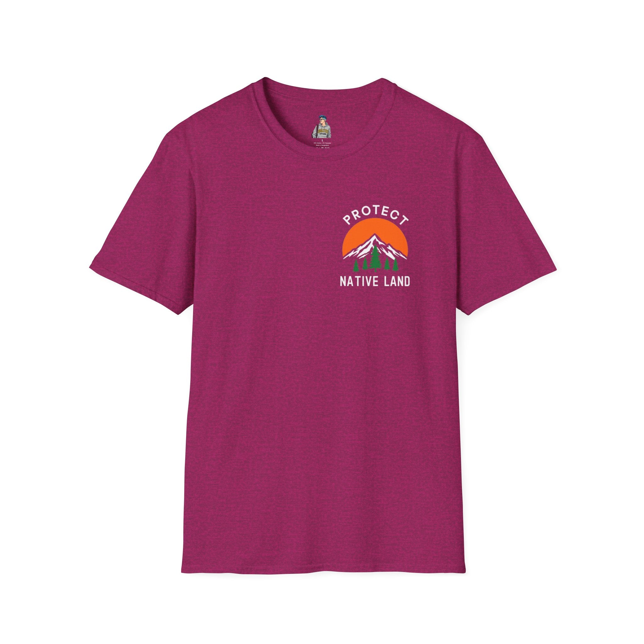 Protect Native Land Softstyle Unisex T-shirt - EqualiTees.Me