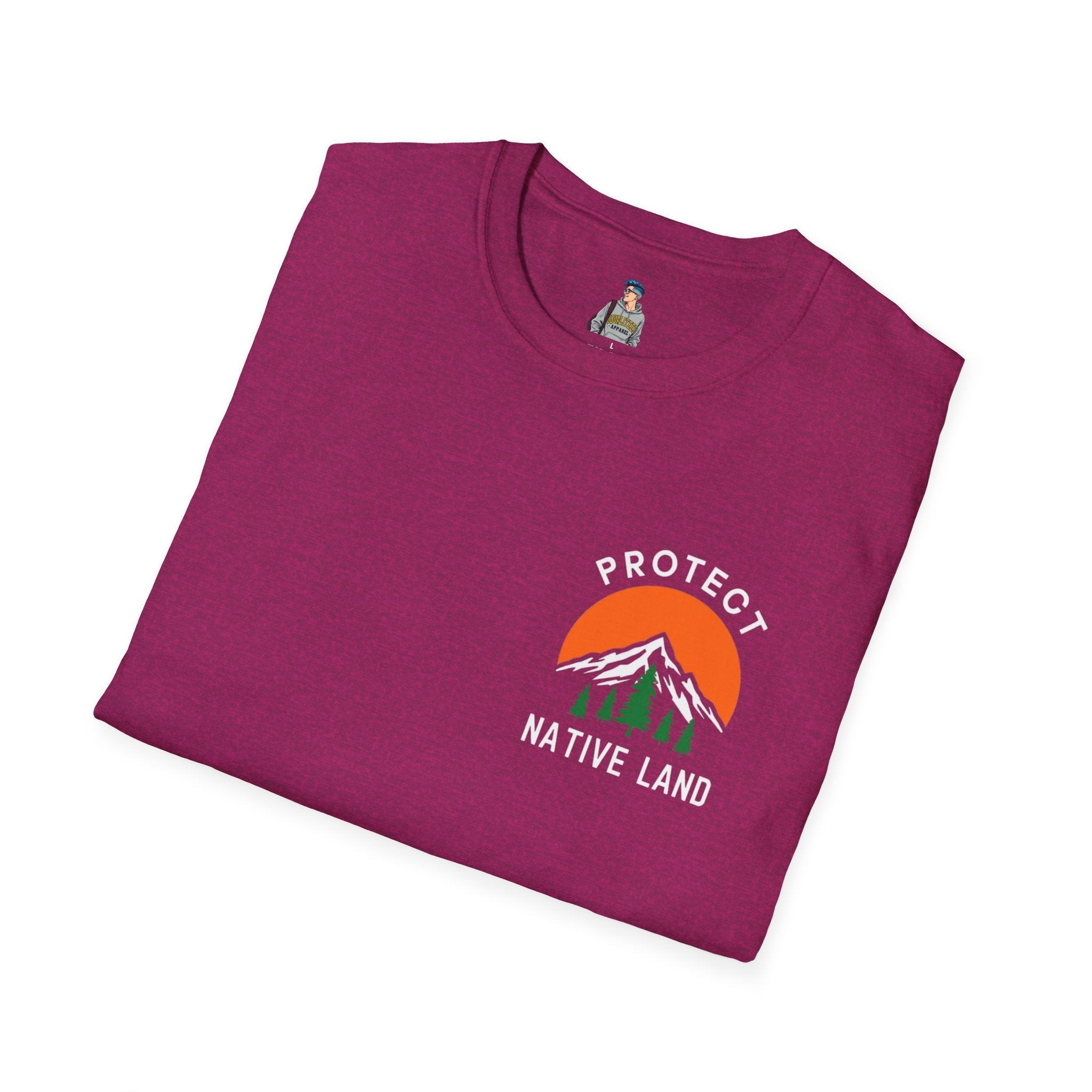 Protect Native Land Softstyle Unisex T-shirt - EqualiTees.Me