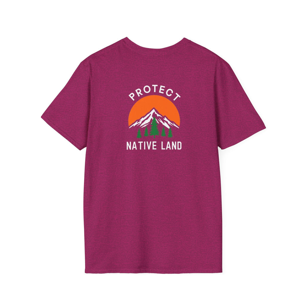 Protect Native Land Softstyle Unisex T-shirt - EqualiTees.Me