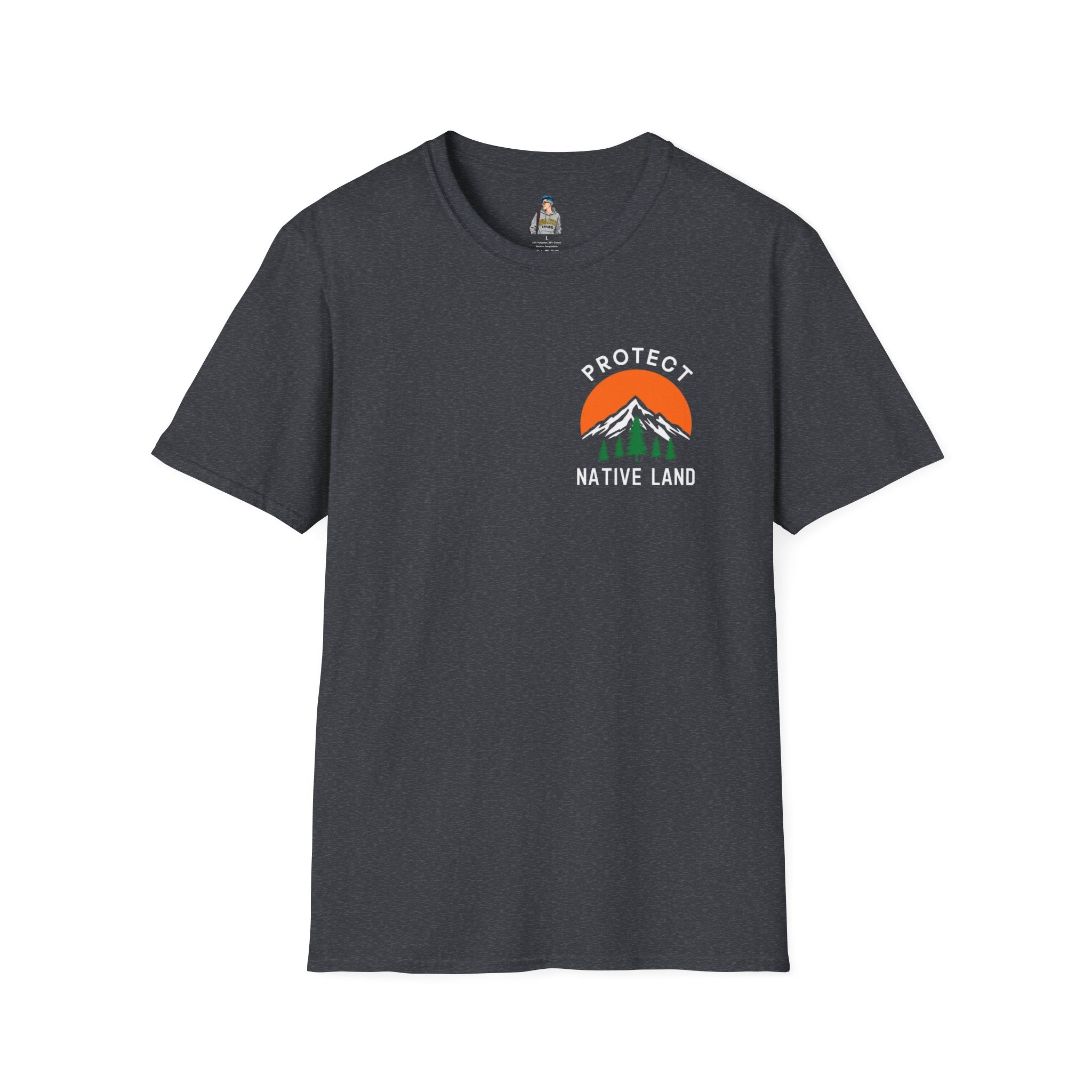Protect Native Land Softstyle Unisex T-shirt - EqualiTees.Me