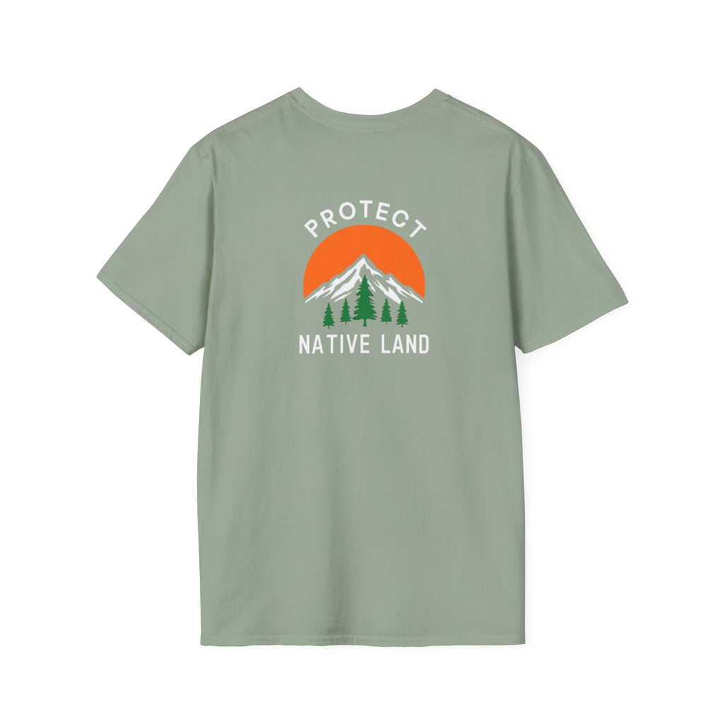 Protect Native Land Softstyle Unisex T-shirt - EqualiTees.Me
