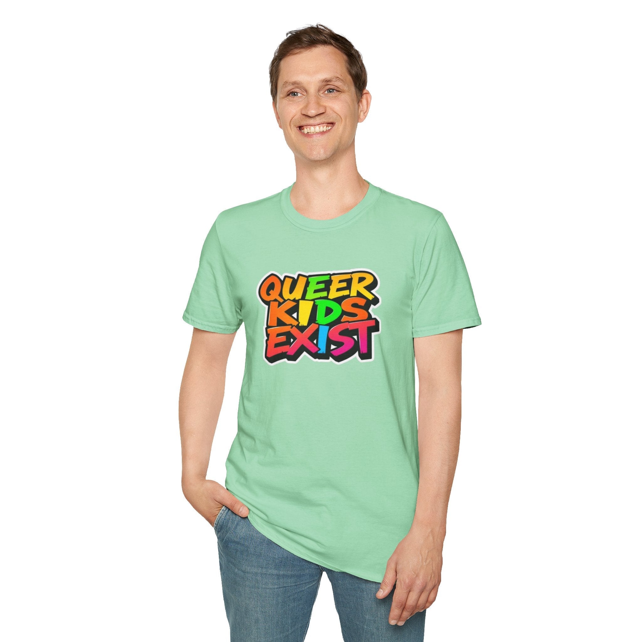 Queer Kids Exist Unisex T-Shirt - EqualiTees.Me