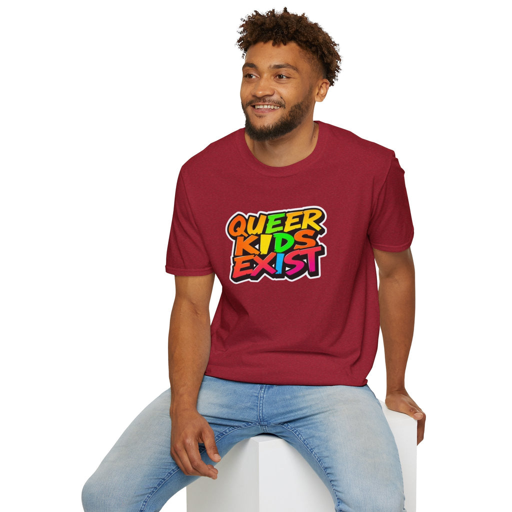 Queer Kids Exist Unisex T-Shirt - EqualiTees.Me