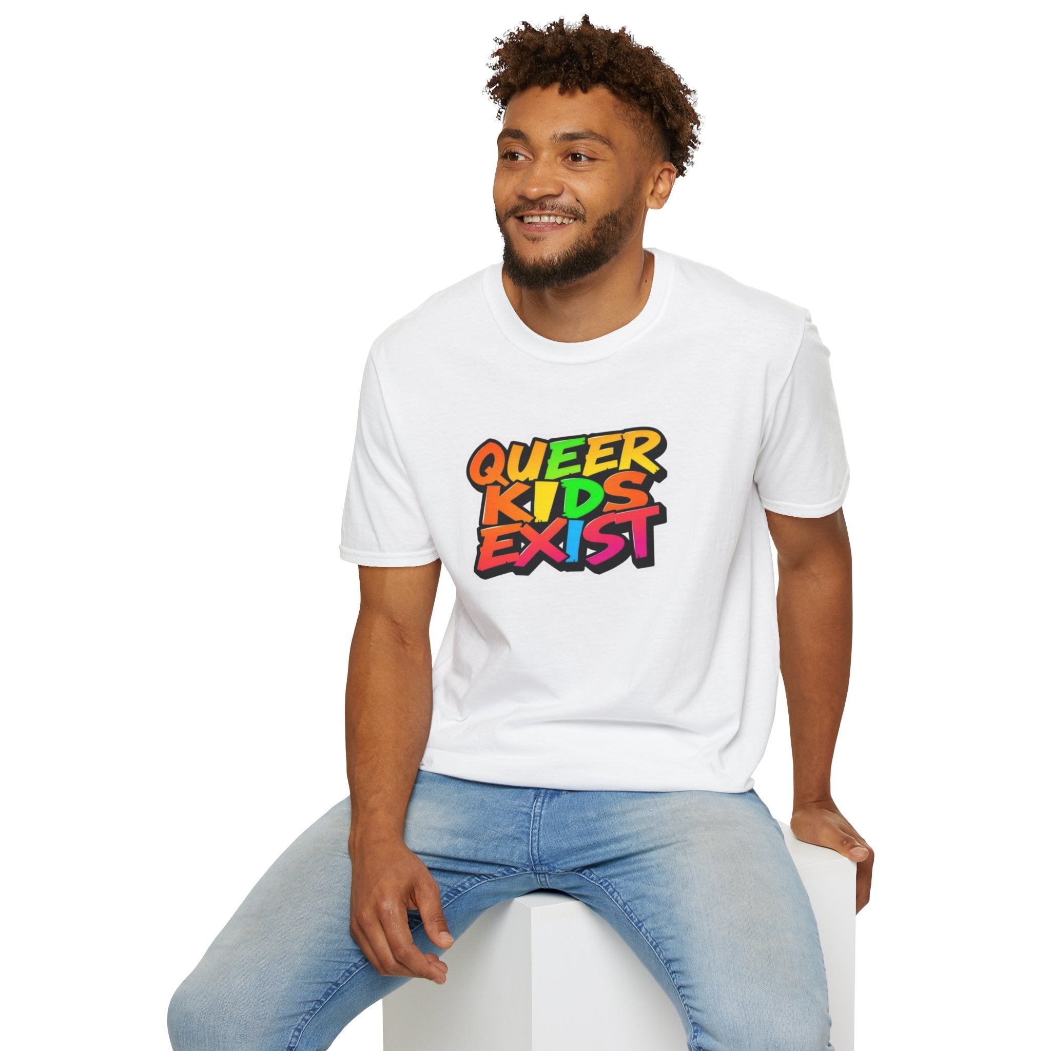 Queer Kids Exist Unisex T-Shirt - EqualiTees.Me